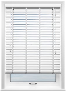 Ecowood Deluxe, Supreme White Satin - Motorised Venetian Blind